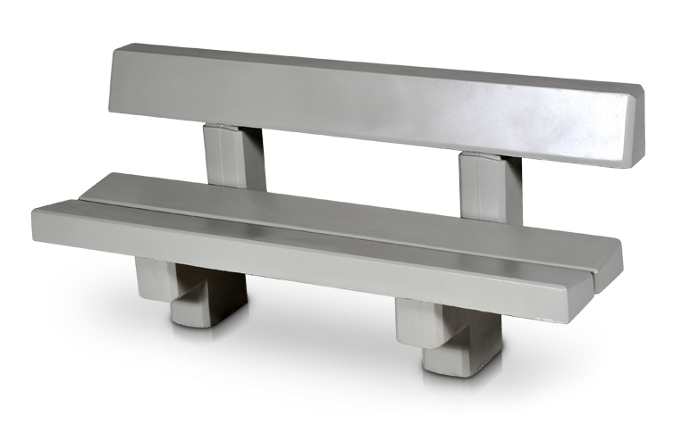 Belson Gallery Cpbc Concrete Bench With Back Length