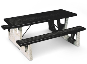 CPT6, 6 ft Concrete & Thermoplastic Picnic Table