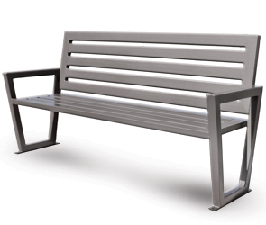 Model DXS6 | Modern Outdoor Bench | Decora Style