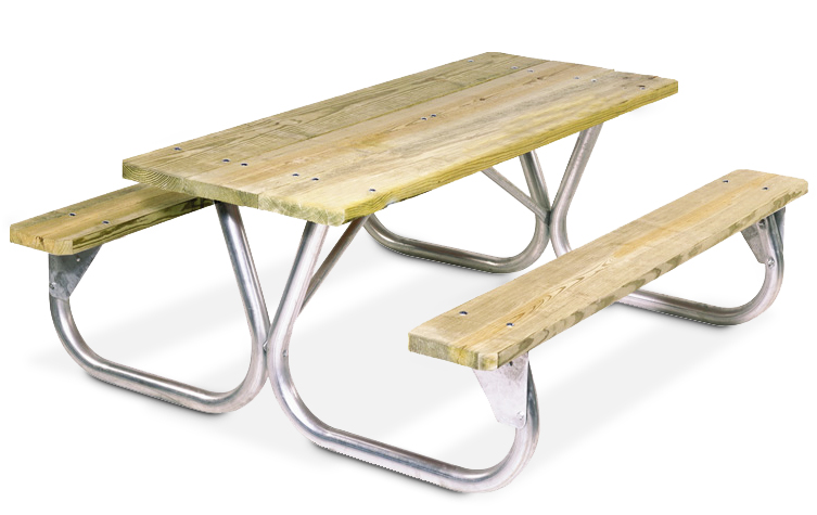 Belson Gallery PC 6WA MCA Treated Park Chief Picnic Table 6 Length