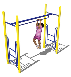 Model PGC-LPBH | Parallel Bar Horizontal Ladder for Playground