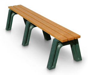 Model PLS6NB-P | Recycled Plastic Engraved Benches