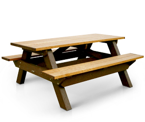 Model RPD6 | 6ft Recycled Plastic Picnic Table