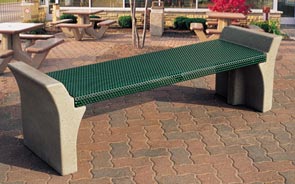 Model TF5023 | 6' Bench with Concrete Frame, Backless