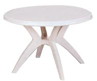 Model US526704 | Ibiza 46" Round Resin Table with Y-Legs