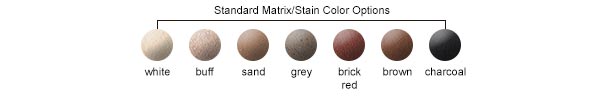 Matrix/Stain Color Options