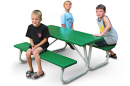 All Aluminum Rectangular Kids Picnic Table