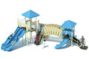 Catepillar Bridge Commercial Playground Set