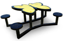 Butterfly Shaped Picnic Table for Kids