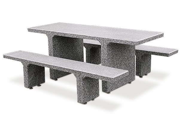 Model TF3225 | Concrete Picnic Table (Buff)