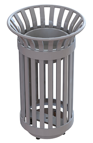 Belson | Gallery | CBTRAR | Steel Slat Ash Receptacle