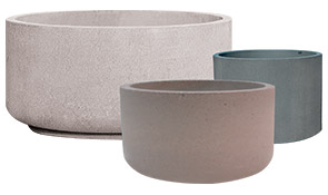 Essential Series Round Concrete Planters