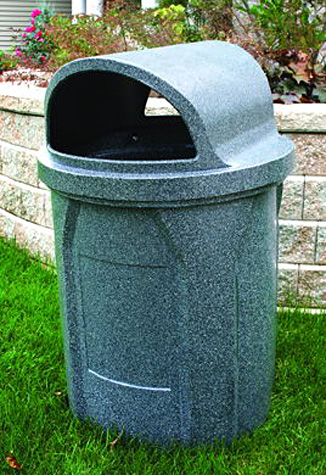 Belson | Gallery | KC42-WT-G | 42 Gallon Round Receptacle | 2-Way Waste Top