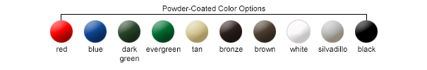 Powder-Coated Color Options