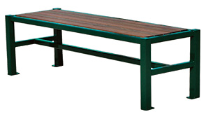 Livingston™ Collection Wood Park Benches | Ipe Wood | Belson Outdoors®