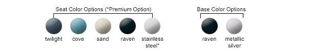 Seat & Base Color Options