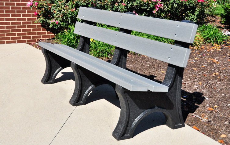 Belson | Gallery | PB6-COLE | 6' Colonial Recycled Plastic Bench