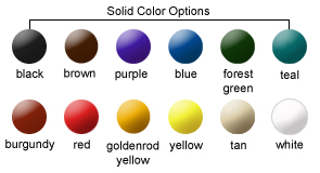 Solid Color Options