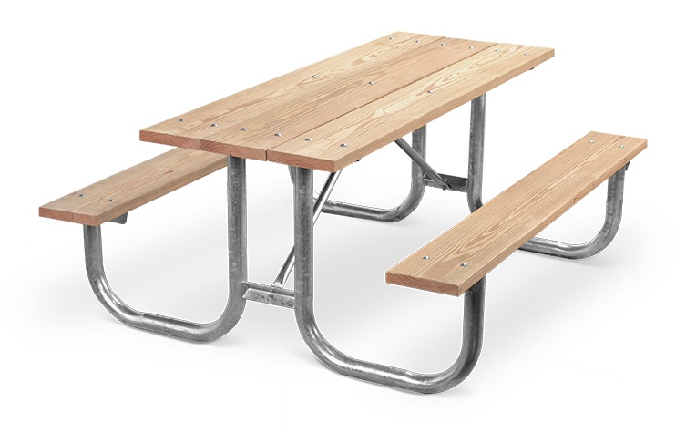 Belson | Gallery | PMG-6WN | Park Master Picnic Table - 6' Length