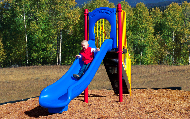 Model SLIDE-P | Freestanding Slide Playground Component