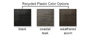 Recycled Plastic Color Options