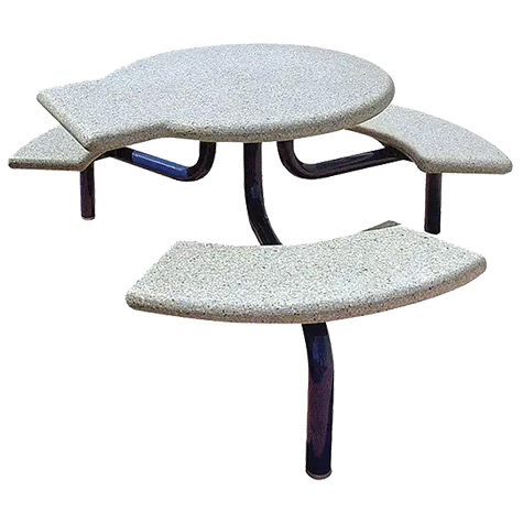 Belson | Gallery | TF3139 | Round Precast Concrete Picnic Table | ADA ...