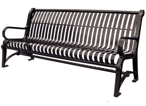 Model TZ65 | Terraza Steel Park Benches