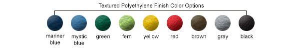 Textured Polyethylene Color Options