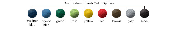 Seat Textured Finish Color Options