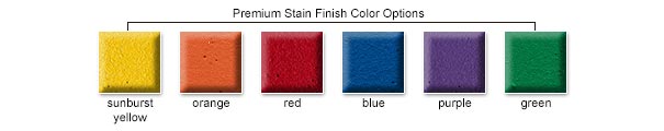 Premium Stain Finish Color Options