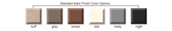 Standard Concrete Finish Color Options
