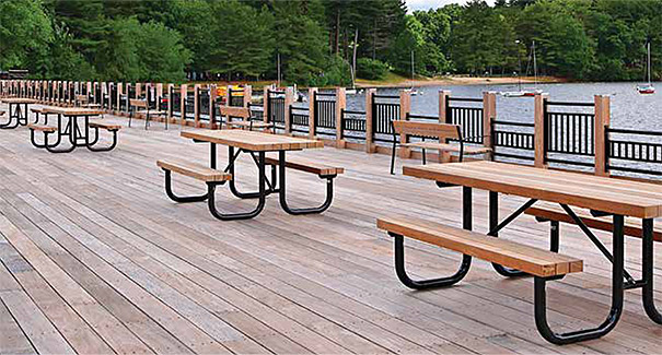 Walden Park Recycled Plastic Picnic Tables
